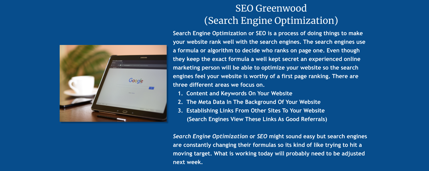 search engine optimization service greenwood arkansas