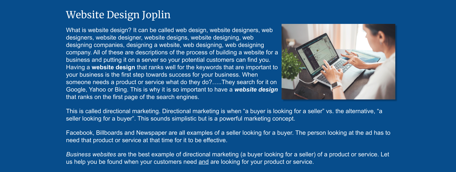 web design joplin missouri